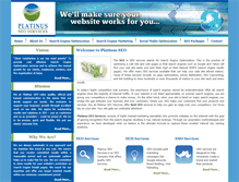 Tablet Screenshot of platinusseo.com